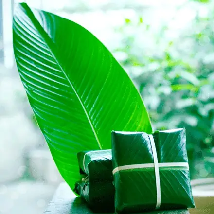 Bánh Chưng Gói Bằng Lá Gì
