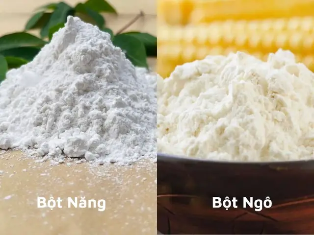Bột Bắp Và Bột Năng