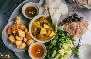 Bún Đậu Mắm Tôm Giả Cầy