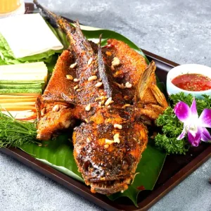 Cá Lóc Nướng Cuốn Bánh Tráng