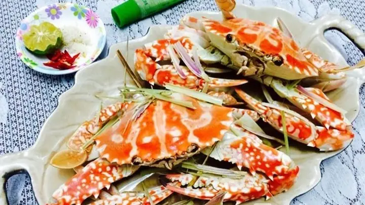Cách Hấp Ghẹ Với Sả