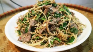 Cách Làm Gỏi Bắp Bò Hoa Chuối Không Bị Đen, Thơm Ngon Chuẩn Vị