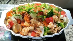 Cách Làm Mực Né Sa Tế Ngon