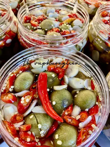 Cách Ngâm Sấu Mắm Ăn Cả Năm