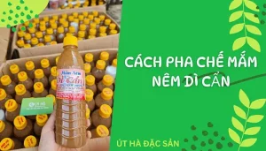 Cách Pha Mắm Nêm Dì Cẩn Chuẩn Vị: Hướng Dẫn Chi Tiết