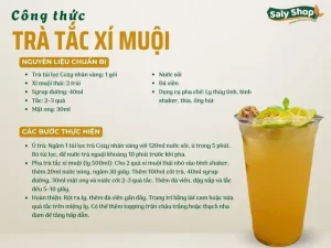 Cách Pha Trà Tắc Cozy