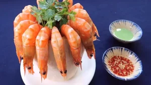 Cách Trang Trí Tôm Hấp Nước Dừa