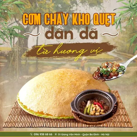 Cơm Cháy Kho Quẹt Hà Nội: Bí Quyết Làm Giòn Tan Đúng Chuẩn