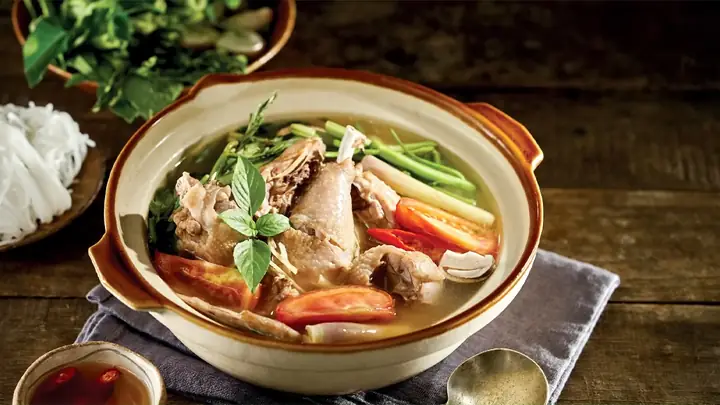 Gà Nấu Mẻ Miền Bắc