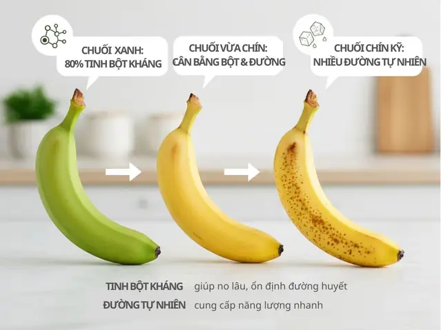 Giảm Cân Với Chuối Chín