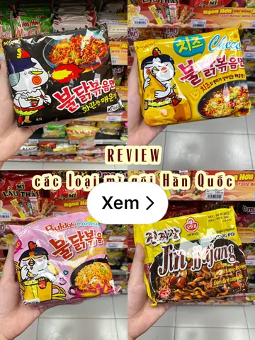 Review Chi Tiết Các Loại Mì Gói Hàn Quốc Ngon Nhất