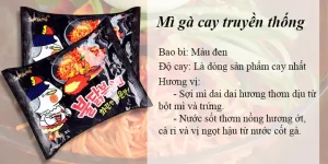 Mì Samyang Ít Cay Nhất