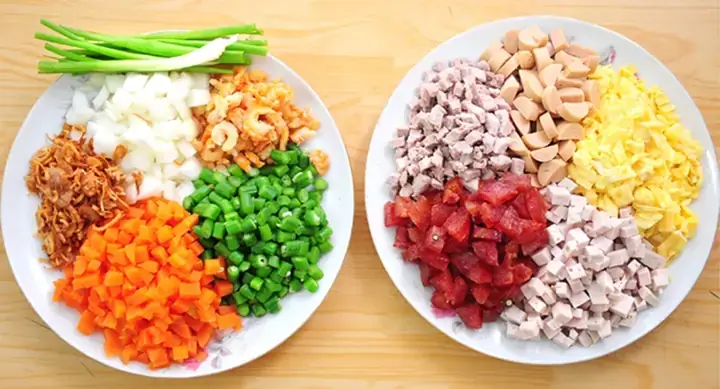 Nguyên Liệu Cơm Chiên Dương Châu: Hướng Dẫn Toàn Tập Từ A Đến Z