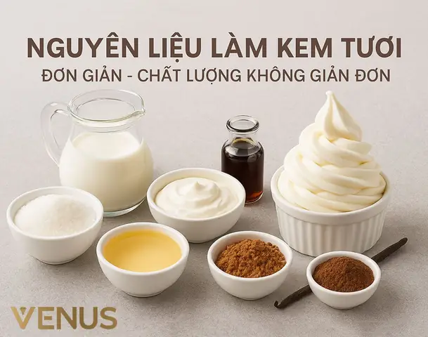 Nguyên Liệu Làm Kem Tươi: Cách Lựa Chọn Và Phối Hợp Chính Xác