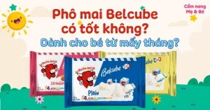 Phô Mai Belcube Cho Be Mấy Tháng