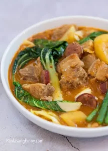 Pochero With Pork And Beans Recipe