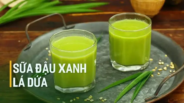 Cách Làm Sữa Đậu Xanh Lá Dứa Bổ Dưỡng, Thơm Ngon Tại Nhà