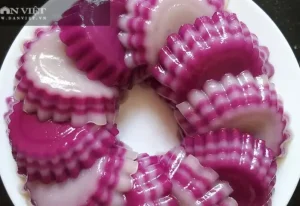 Cách Làm Bánh Da Lợn Lá Cẩm Cốt Dừa Thơm Ngon