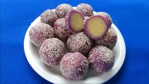 Cách Làm Bánh Khoai Lang Tím Nhân Đậu Xanh Chiên Giòn Đầy Đủ