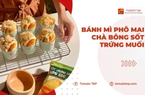 Review Chi Tiết Công Thức Bánh Mì Chà Bông Sốt Phô Mai