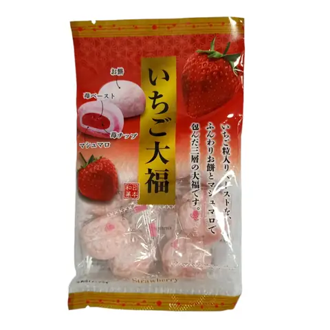 Bánh Mochi Dâu Tây Đậu Đỏ