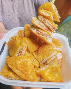 Bánh Sữa Pate Chiên Trứng