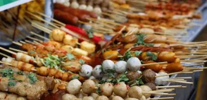 Bánh Tráng Cuốn Xiên Que