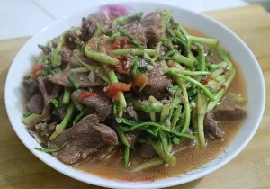 Các Loại Rau Xào Thịt Bò