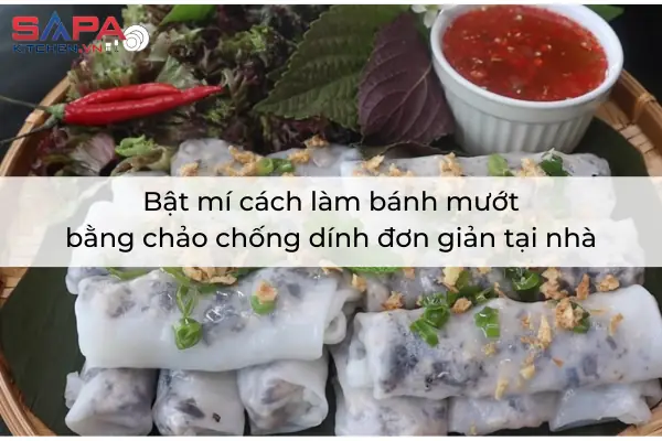 Hướng Dẫn Làm Bánh Mướt Bằng Chảo Chống Dính Tại Nhà