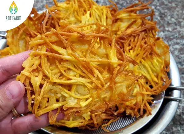 Hướng Dẫn Chiên Khoai Tây Sợi Giòn Hoàn Hảo