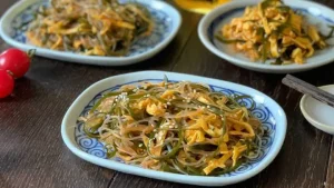 Cách Làm Miến Xào Rong Biển