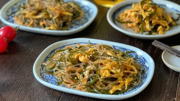 Cách Làm Miến Xào Rong Biển