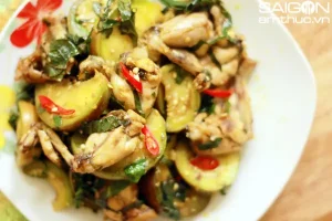 Cách Làm Món Ếch Xào Cà
