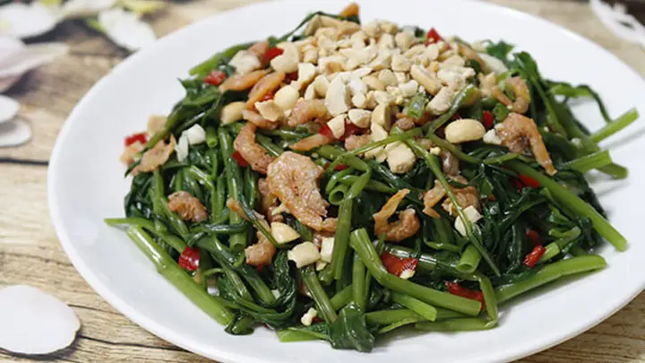 Cách Làm Nộm Tép Rau Muống