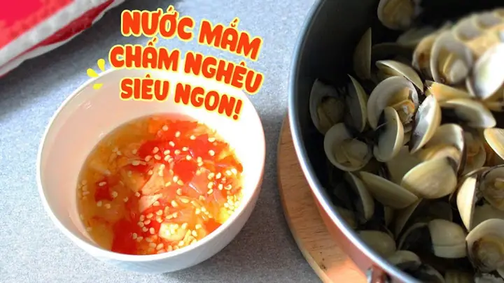 Cách Làm Nước Mắm Ăn Nghêu Hấp Sả
