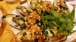 Cách Làm Ốc Móng Tay Nướng Mỡ Hành