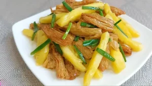 Cách Làm Tàu Hủ Ky Xào Sả Ớt