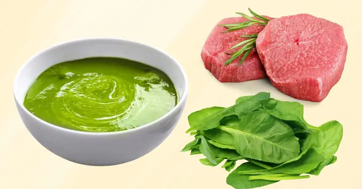 Cách Nấu Cháo Thịt Bò Với Cải Bó Xôi