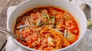 Cách Nấu Mì Tôm Kim Chi