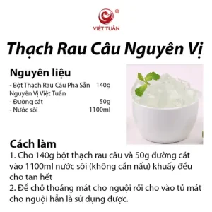 Cách Nấu Thạch Rau Câu Pha Sẵn