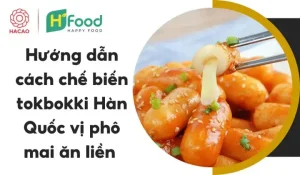 Cách Nấu Tokbokki Phô Mai Ăn Liền