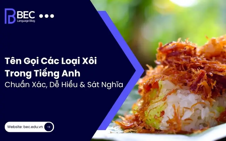 Cách Nấu Xôi Bằng Tiếng Anh
