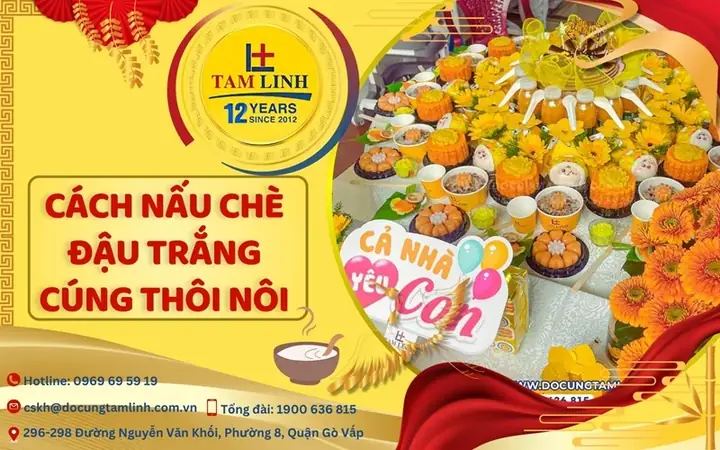 Cách Nấu Chè Đậu Trắng Cúng Thôi Nôi Chuẩn Vị Truyền Thống