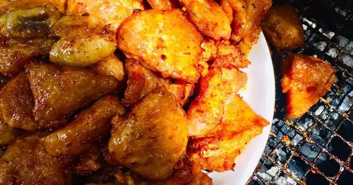 Cách Ướp Vú Bò Nướng