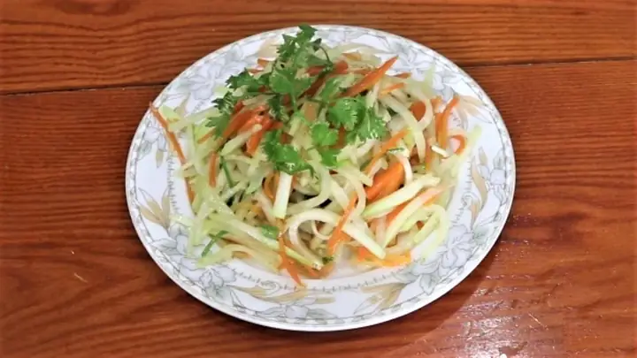 Cách Xào Su Hào Cà Rốt