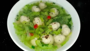 Canh Khổ Qua Chả Cá