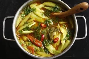 Canh Riêu Cá Dọc Mùng