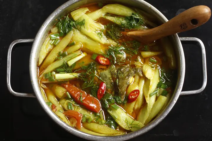 Canh Riêu Cá Dọc Mùng