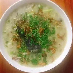 Cháo Gà Đậu Xanh Nấm Hương