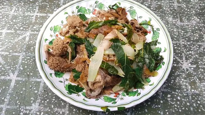 Cách Làm Nhau Thai Bò Xào Hành Tây Lá Cách Đơn Giản Tại Nhà